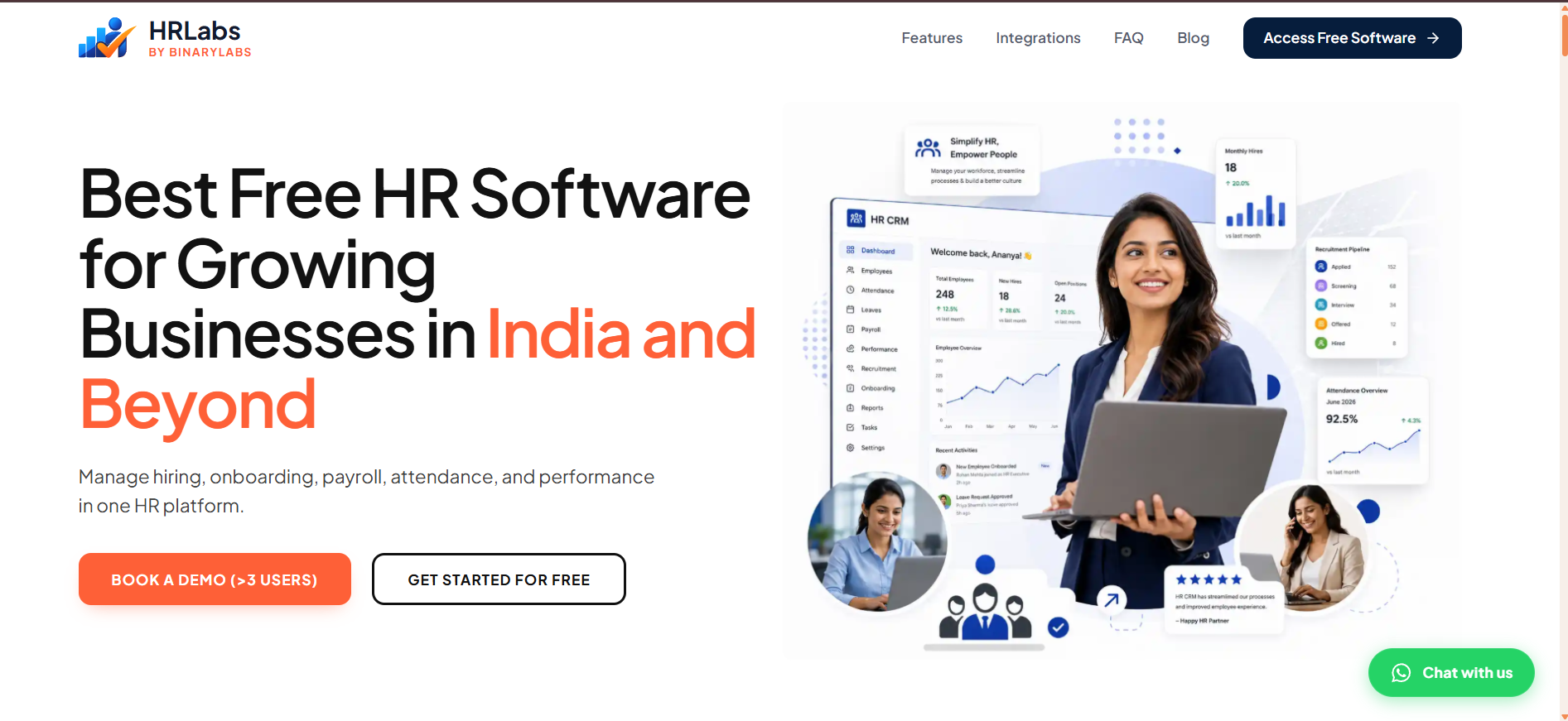 HR Labs Screenshot